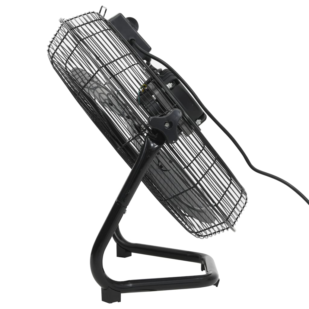 Ventilatore da Pavimento a 3 Velocità 60 cm 115,2 W Nero