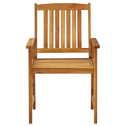 Sedie da Giardino 4 pz in Legno Massello di Acacia | homemem39