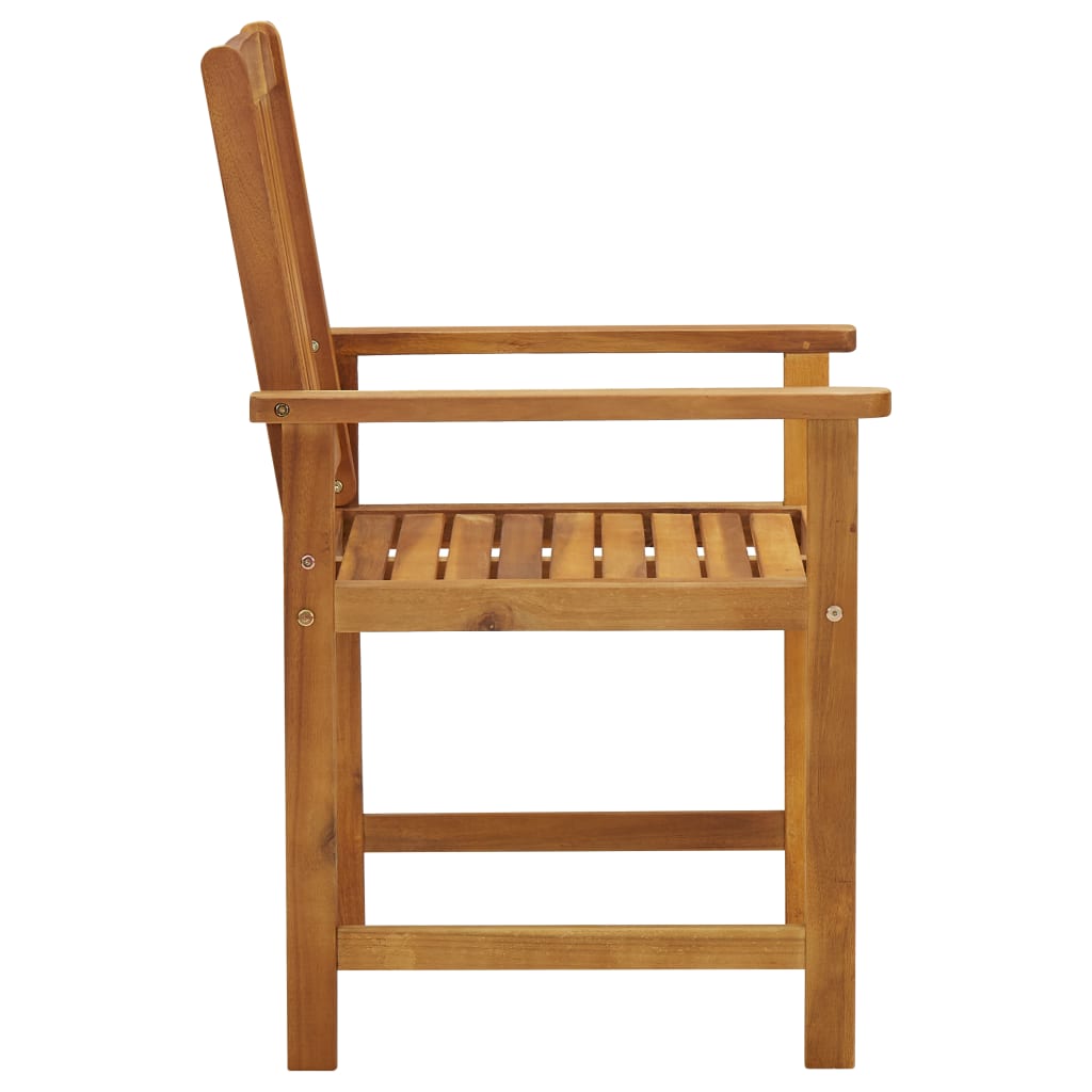 Sedie da Giardino 4 pz in Legno Massello di Acacia | homemem39