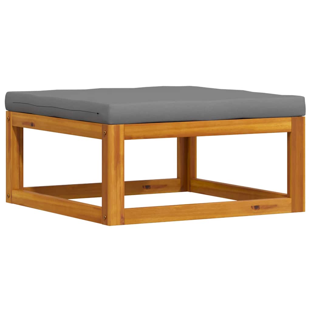 Set Divani da Giardino 3 pz con Cuscini in Massello di Acacia