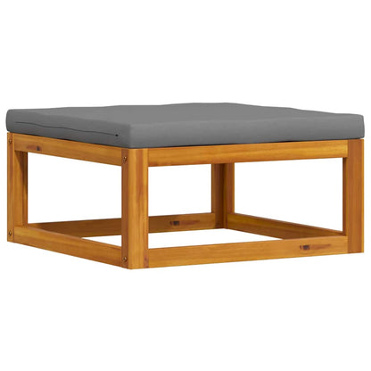 Set Divani da Giardino 3 pz con Cuscini in Massello di Acacia
