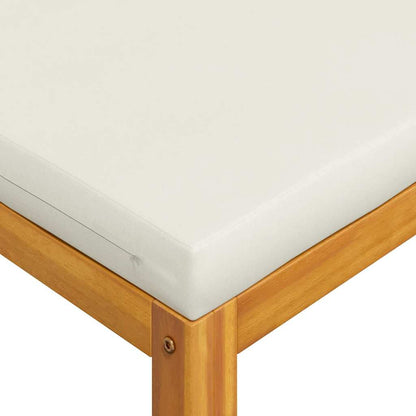 Divano Centrale Modulare Cuscini Bianco Crema Massello Acacia | homemem39