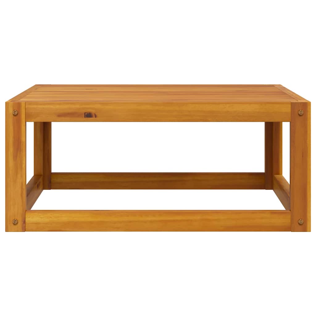 Tavolino da Caffè 68x68x29 cm in Legno Massello di Acacia