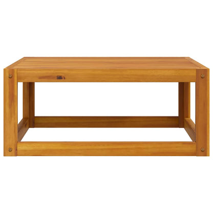 Tavolino da Caffè 68x68x29 cm in Legno Massello di Acacia