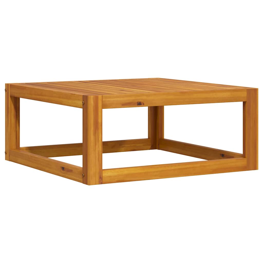 Tavolino da Caffè 68x68x29 cm in Legno Massello di Acacia