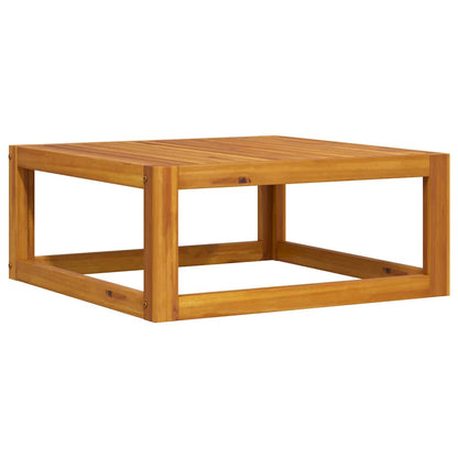 Tavolino da Caffè 68x68x29 cm in Legno Massello di Acacia