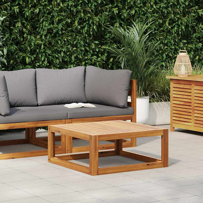 Tavolino da Caffè 68x68x29 cm in Legno Massello di Acacia