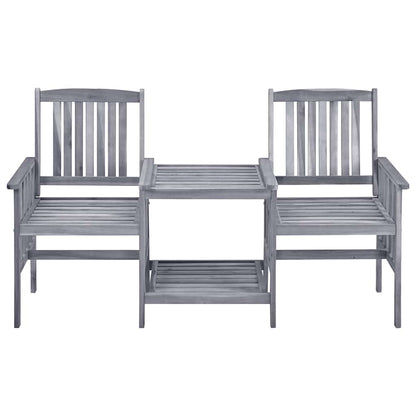 Garden Chairs Tea Table 159x61x92cm Solid Acacia