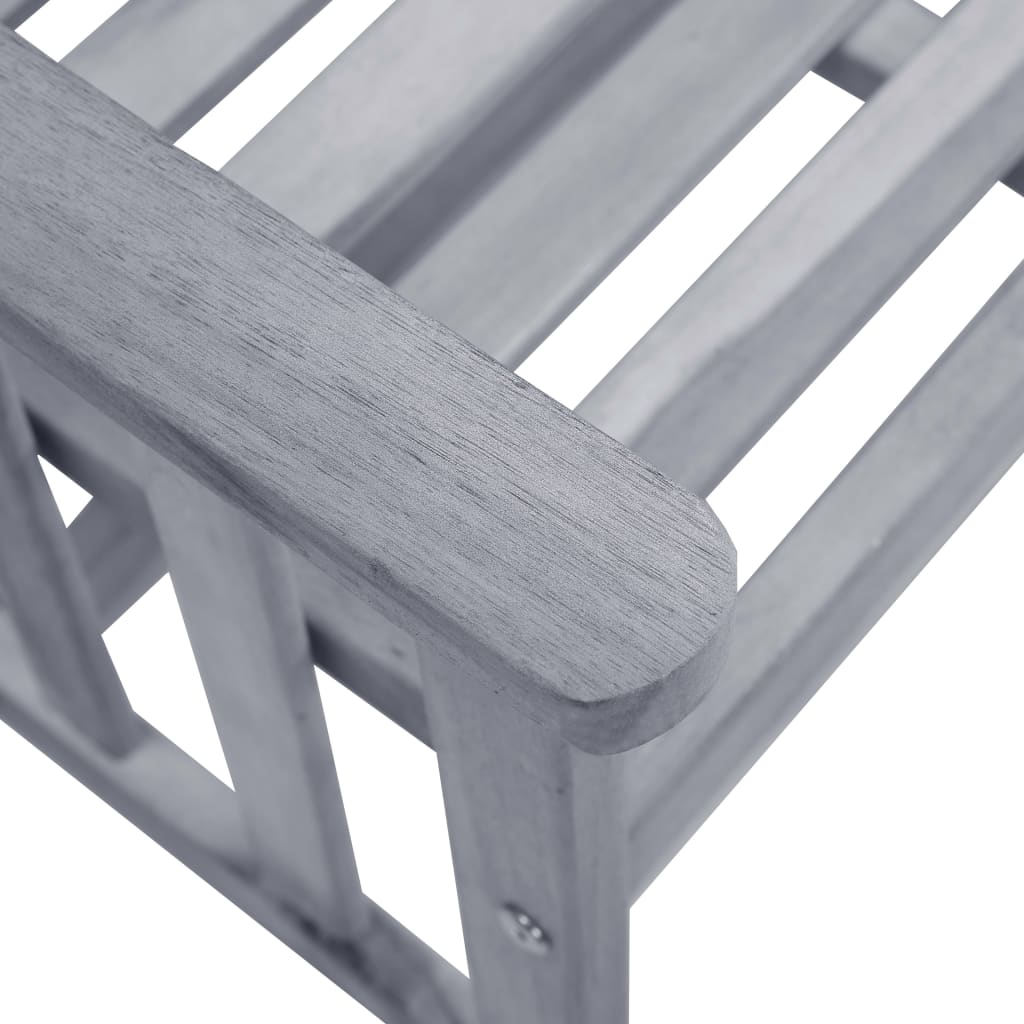 Sedie da Giardino Tavolino da Tè 159x61x92cm Massello d'Acacia | homemem39