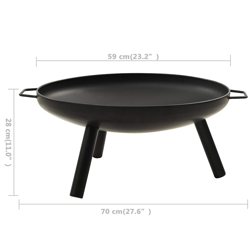 Braciere 70x59x28 cm in Acciaio - homemem39