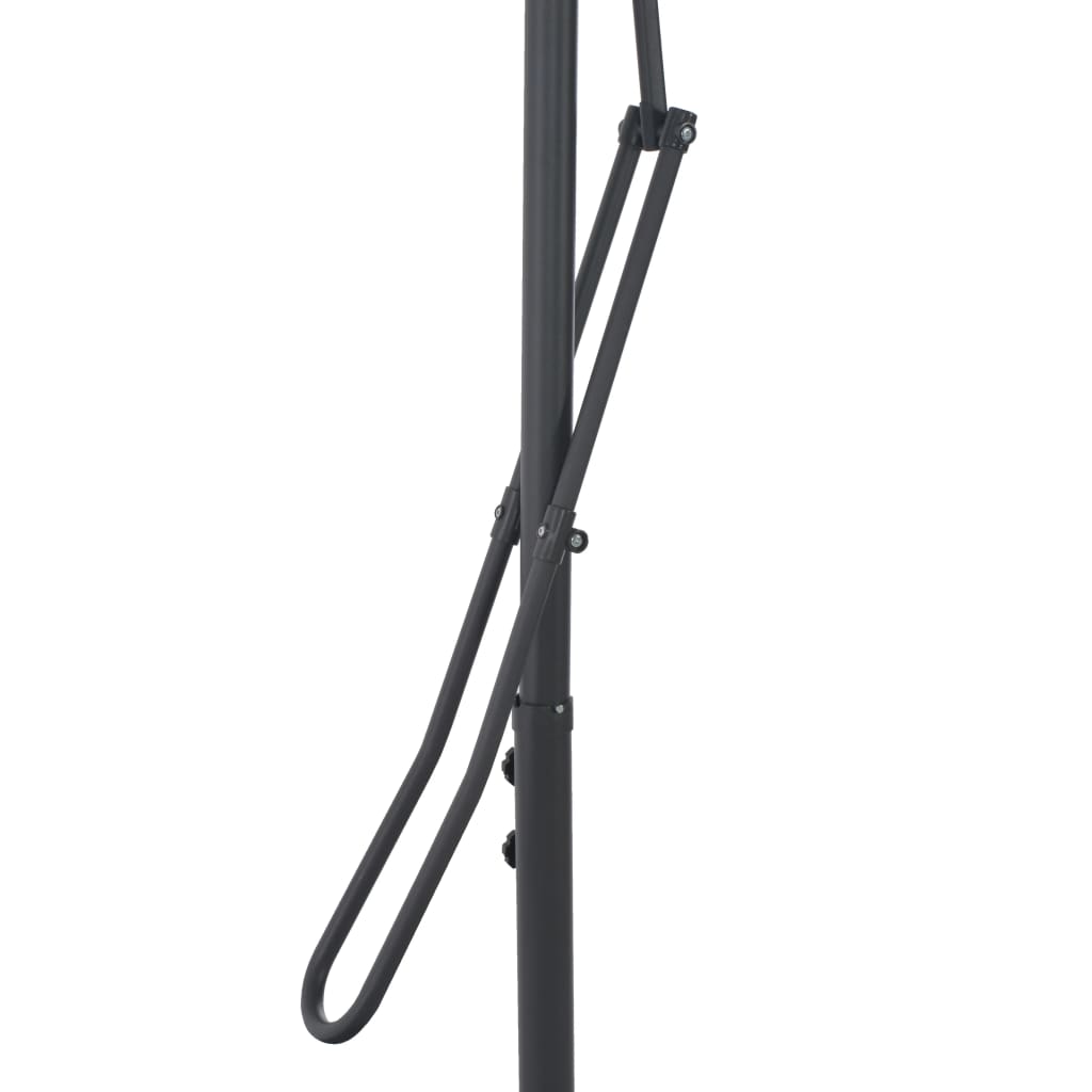 Ombrellone da Giardino con Palo in Acciaio Nero 300x230cm | homemem39