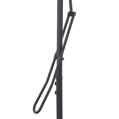 Ombrellone da Giardino con Palo in Acciaio Nero 300x230cm | homemem39