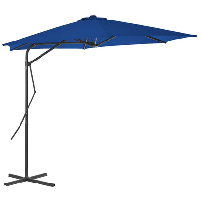 Ombrellone da Giardino con Palo in Acciaio Blu 300x230 cm | homemem39