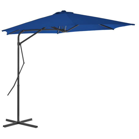 Ombrellone da Giardino con Palo in Acciaio Blu 300x230 cm | homemem39