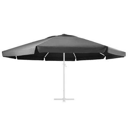Telo di Ricambio per Ombrellone Antracite 610 cm | homemem39