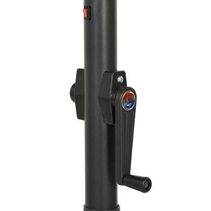 Ombrellone con Luci LED Antracite 200x211 cm in Alluminio | homemem39