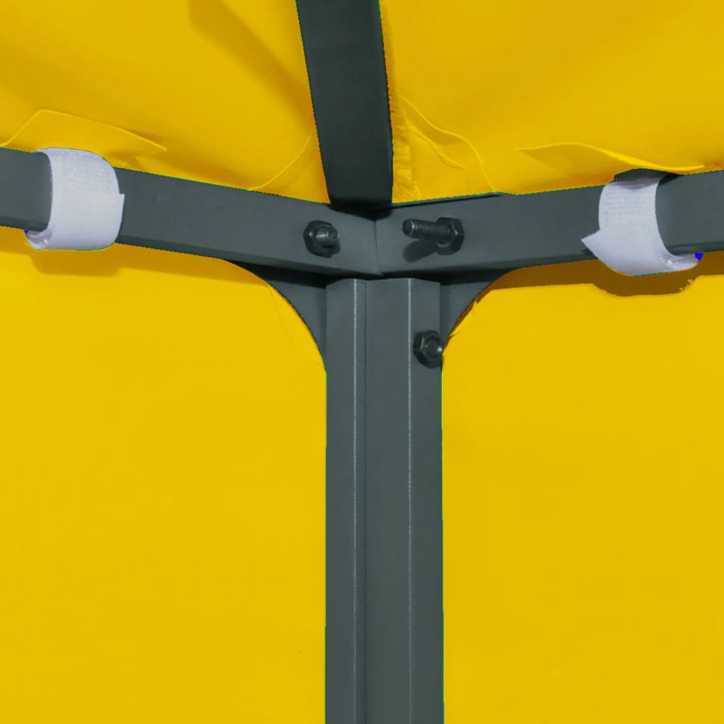 Copertura Superiore per Gazebo a 2 Strati 310 g/m² 4x3 m Gialla - homemem39