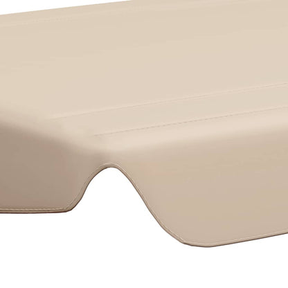 Baldacchino per Dondolo Giardino Beige 188/168x145/110 cm