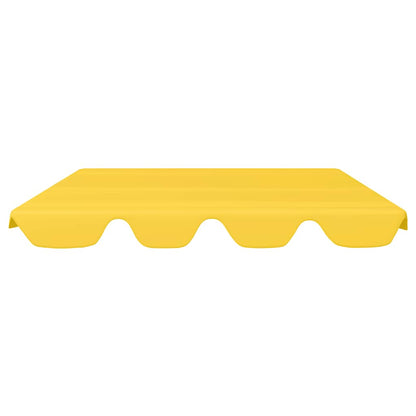 Baldacchino per Dondolo Giardino Giallo 188/168x145/110 cm - homemem39