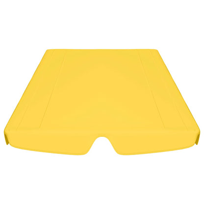 Baldacchino per Dondolo Giardino Giallo 188/168x145/110 cm - homemem39