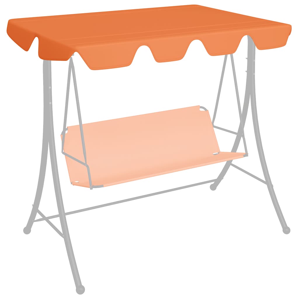 Canopy for Swing Garden Orange 188/168x145/110 cm
