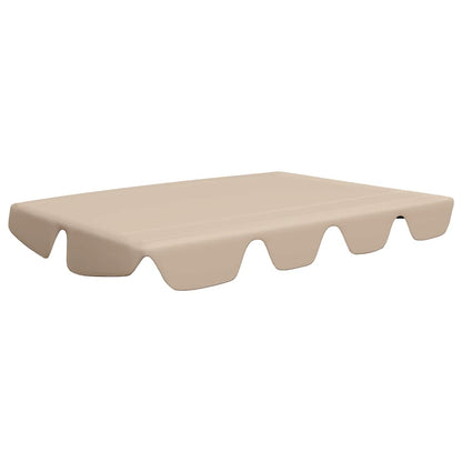 Baldacchino per Dondolo Giardino Beige 150/130x105/70 cm - homemem39