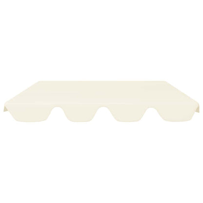 Baldacchino per Dondolo Giardino Crema 150/130x105/70 cm - homemem39