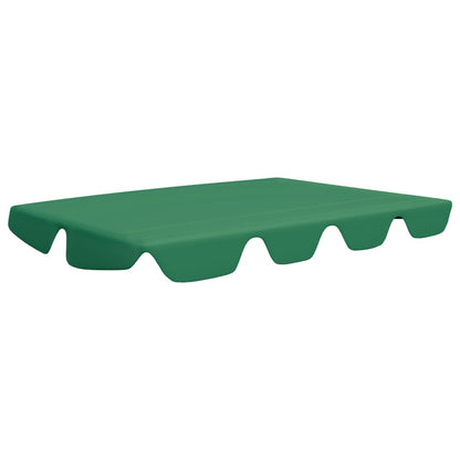 Baldacchino per Dondolo Giardino Verde 150/130x105/70 cm - homemem39