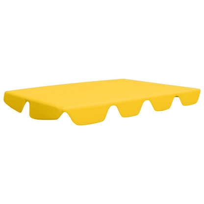 Baldacchino per Dondolo Giardino Giallo 150/130x105/70 cm - homemem39