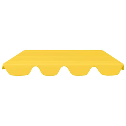 Baldacchino per Dondolo Giardino Giallo 150/130x105/70 cm - homemem39