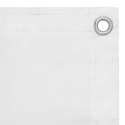 Paravento Balcone Bianco 120x600 cm in Tessuto Oxford - homemem39