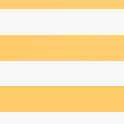 Paravento Balcone Bianco e Giallo 120x400 cm Tessuto Oxford - homemem39