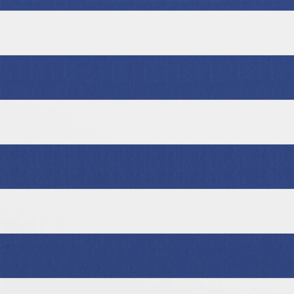Paravento Balcone Bianco e Blu 120x300 cm Tessuto Oxford | homemem39