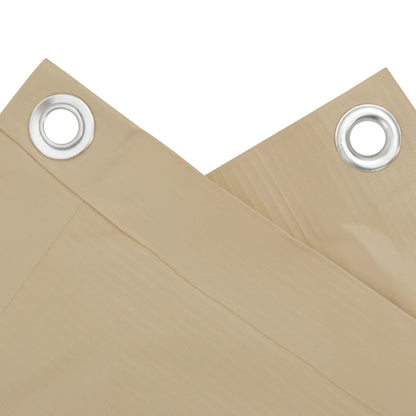 Paravento Balcone Beige 75x500 cm in Tessuto Oxford | homemem39