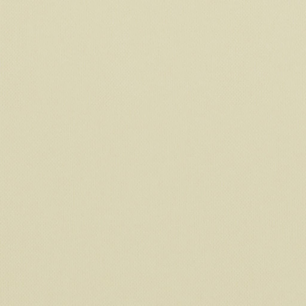 Paravento da Balcone Crema 90x500 cm Tessuto Oxford