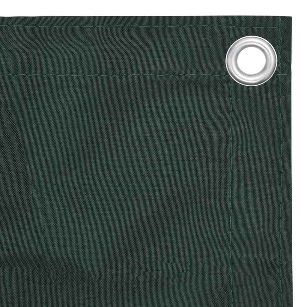 Paravento da Balcone Verde Scuro 75x400 cm Tessuto Oxford | homemem39
