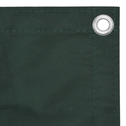 Paravento da Balcone Verde Scuro 120x300 cm Tessuto Oxford | homemem39