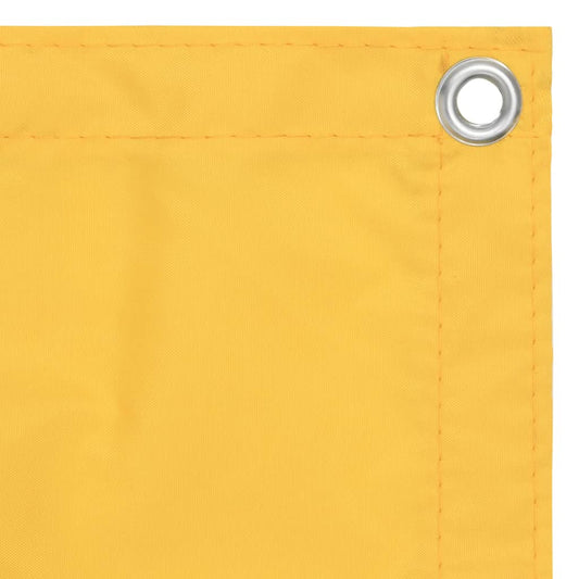 Paravento da Balcone Giallo 90x300 cm in Tessuto Oxford | homemem39