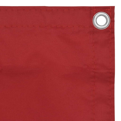 Paravento da Balcone Rosso 75x500 cm in Tessuto Oxford | homemem39