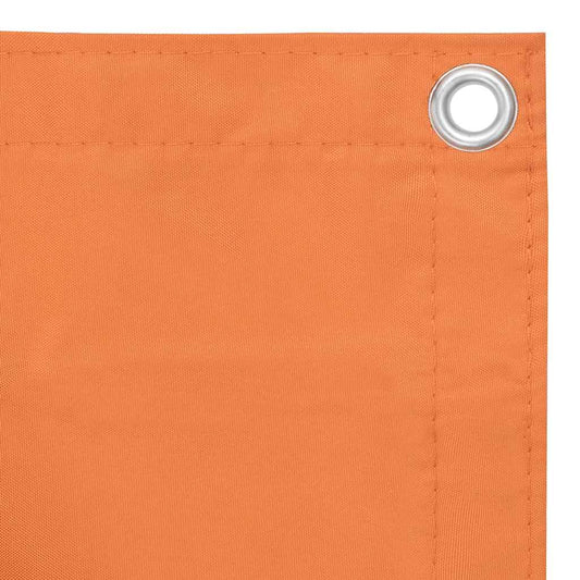 Paravento da Balcone Arancione 75x300 cm Tessuto Oxford | homemem39