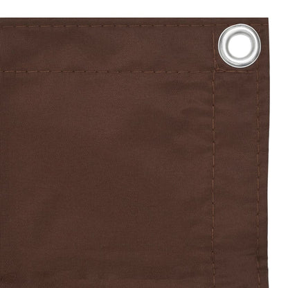 Paravento da Balcone Marrone 75x300 cm in Tessuto Oxford | homemem39