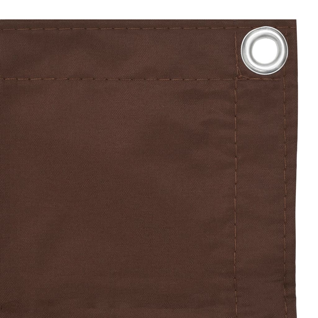 Paravento Balcone Marrone 120x400cm in Tessuto Oxford | homemem39