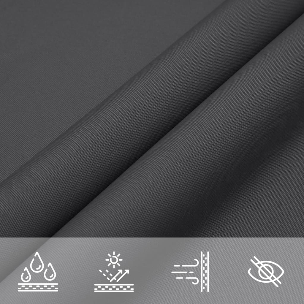 Vela Parasole in Tela Oxford Quadrata 5x5 m Antracite | homemem39