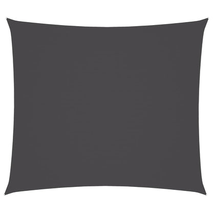 Parasole a Vela Oxford Rettangolare 2x2,5 m Antracite