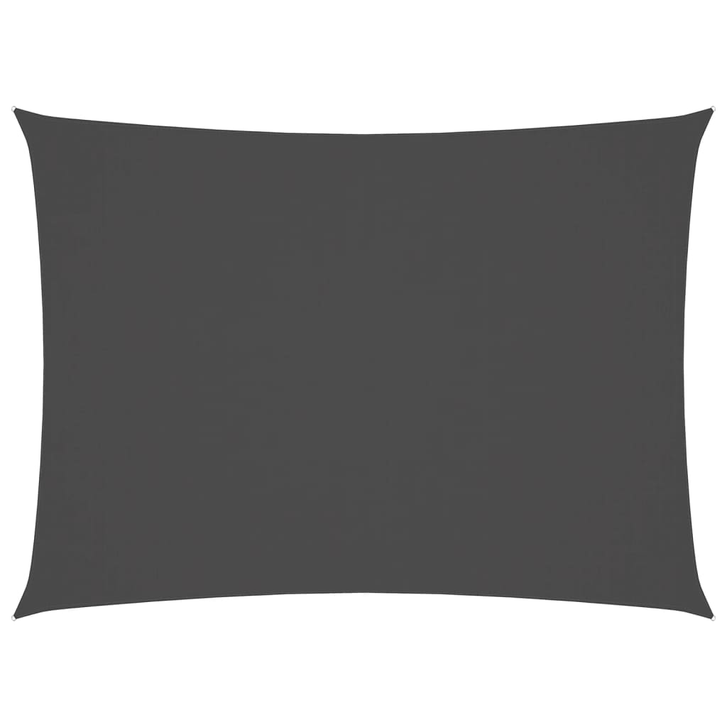 Parasole a Vela Oxford Rettangolare 2x3,5 m Antracite | homemem39
