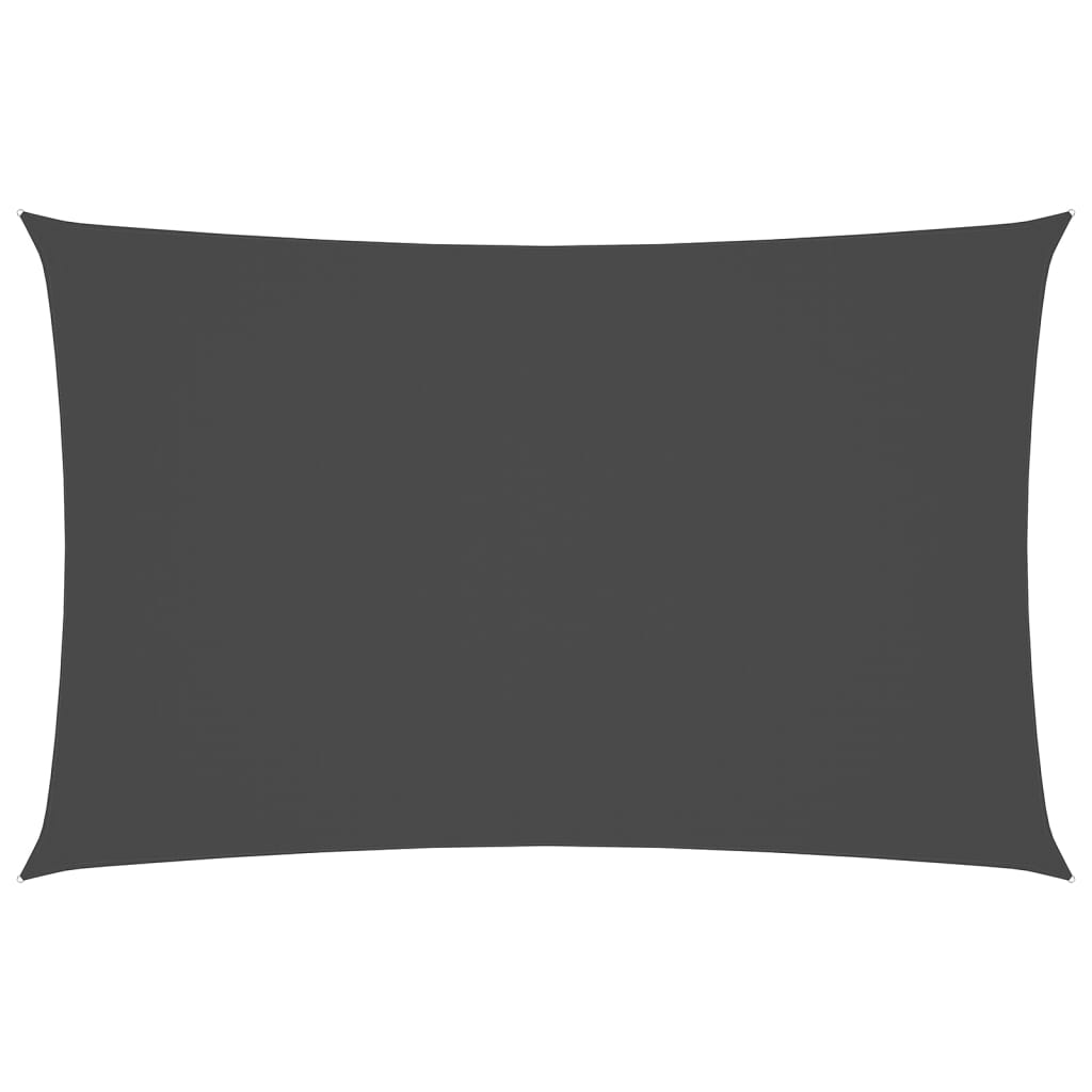 Parasole a Vela Oxford Rettangolare 2x5 m Antracite