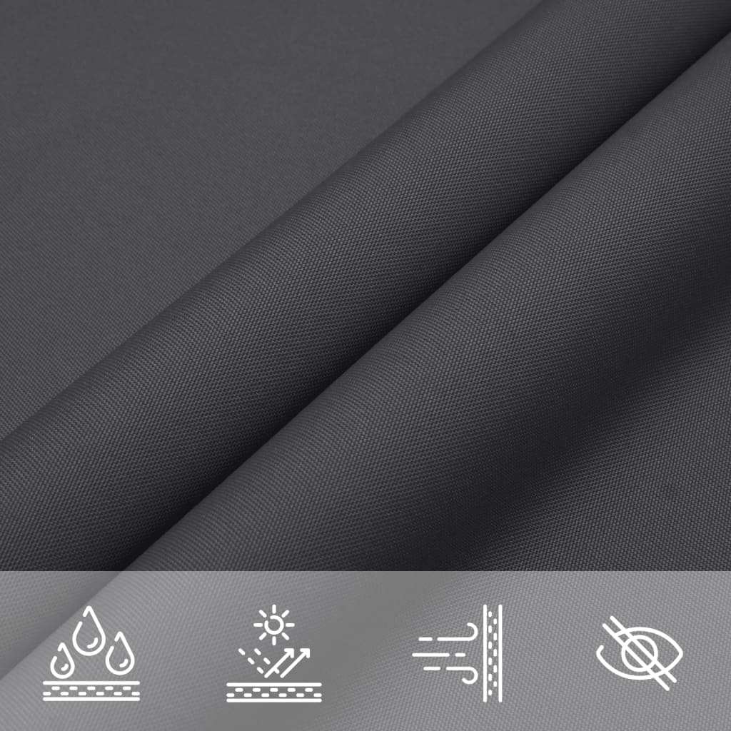 Parasole a Vela Oxford Rettangolare 2,5x3,5 m Antracite | homemem39