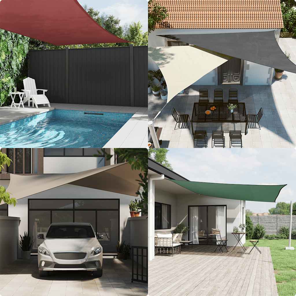 Parasole a Vela Oxford Rettangolare 2,5x4 m Antracite | homemem39