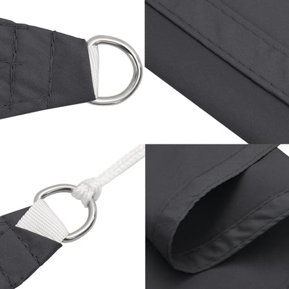 Parasole a Vela Oxford Rettangolare 3x5 m Antracite - homemem39