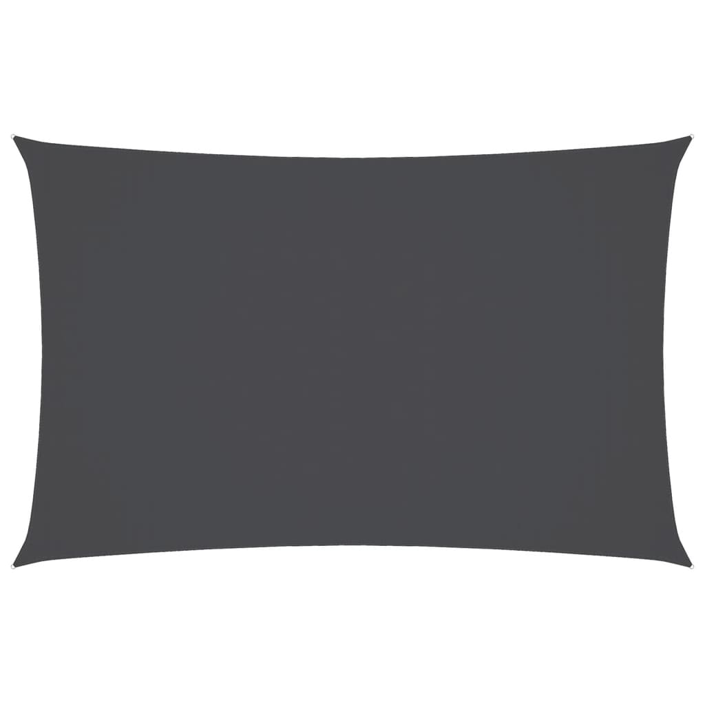 Parasole a Vela Oxford Rettangolare 3x6 m Antracite | homemem39
